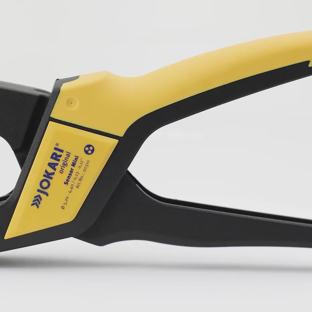 Load video: Jokari Sensor Special Mini Automatic Wire Stripper