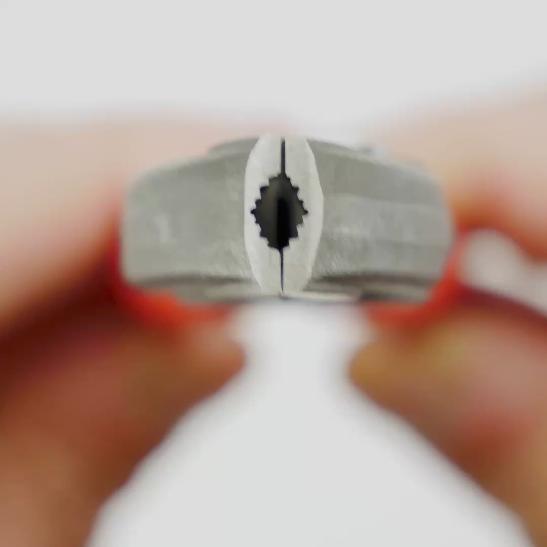 Load video: Knipex Twin Grip 8" Slip Joint Pliers - Plastic Grip