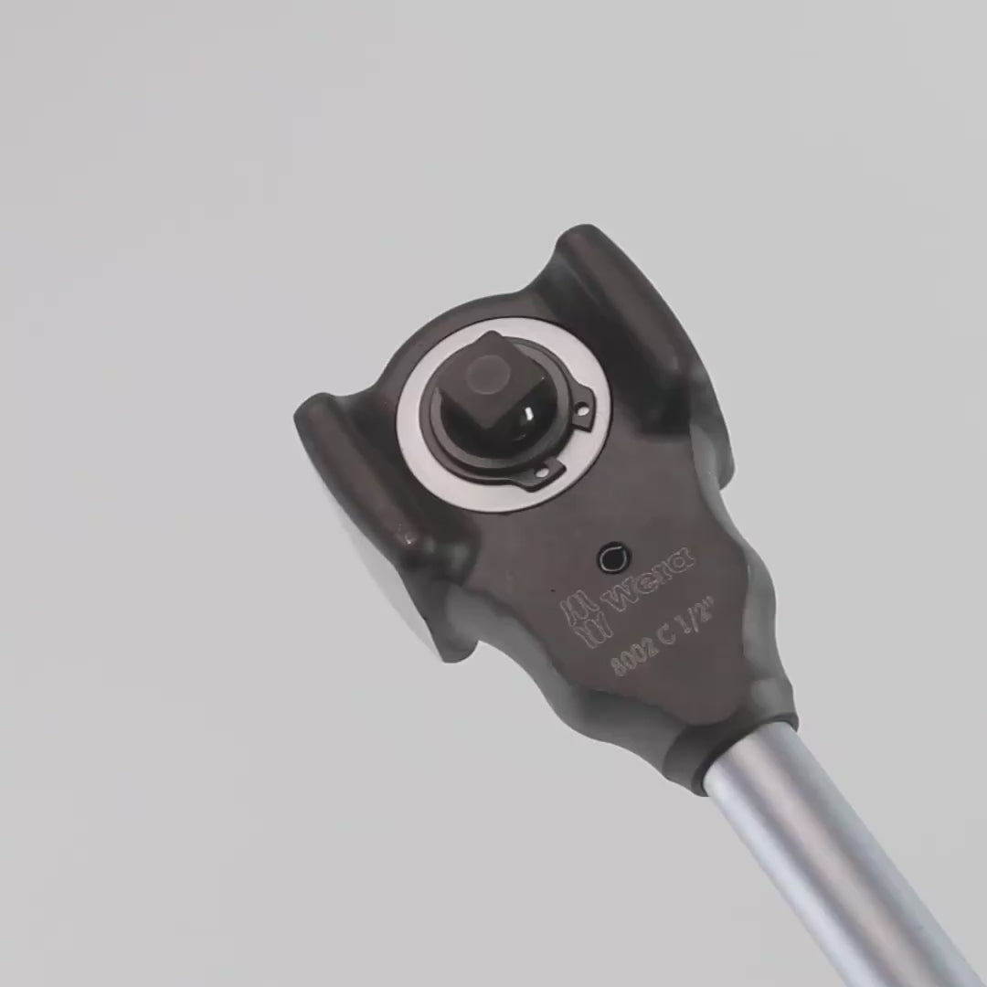 Load video: Wera 003692 KOLOSS Ratchet 1/2" Drive