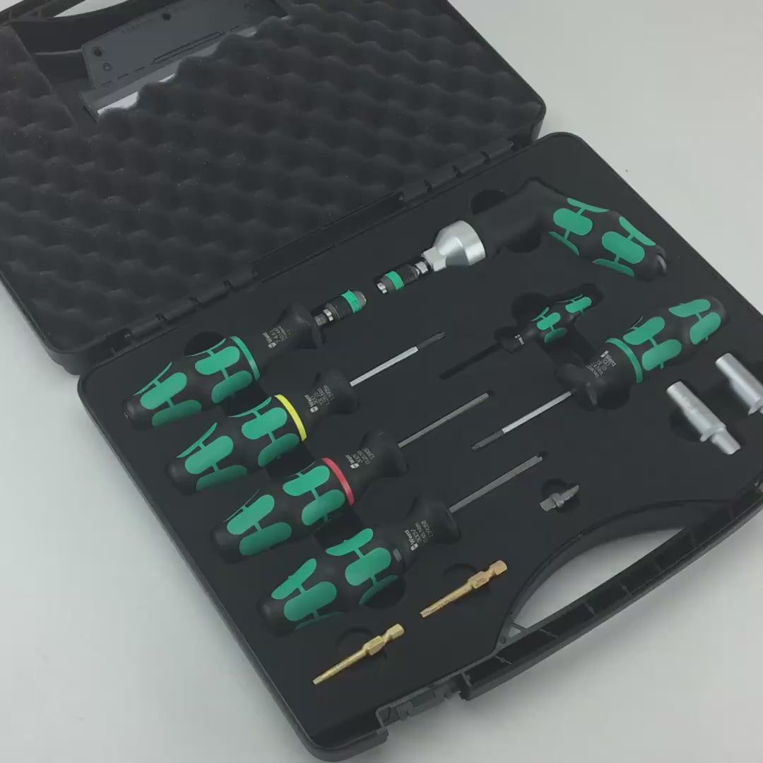 Load video: Wera 074746 Assembly Set for Tire Pressure Control Systems