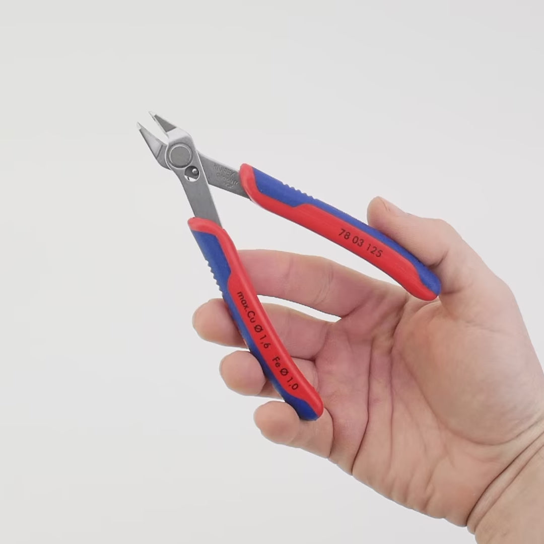 Load video: Knipex 5" Electronic Super Knips - MultiGrip