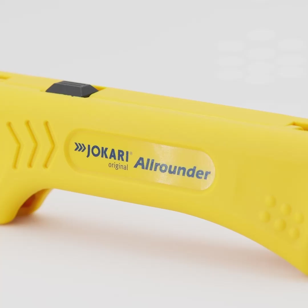 Load video: Jokari Allrounder Round and Flat Cable Stripper
