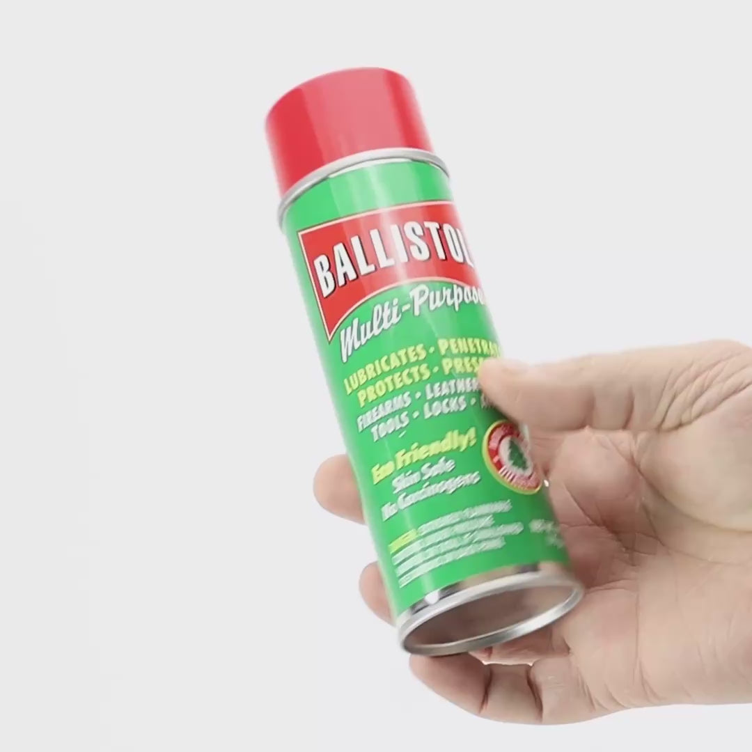 Load video: Ballistol Multi-Purpose Tool Oil - 6 oz Aerosol Can