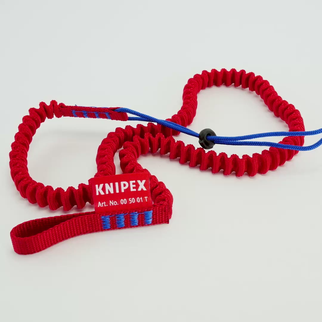 Load video: Knipex BK Tether/Safety Lanyard