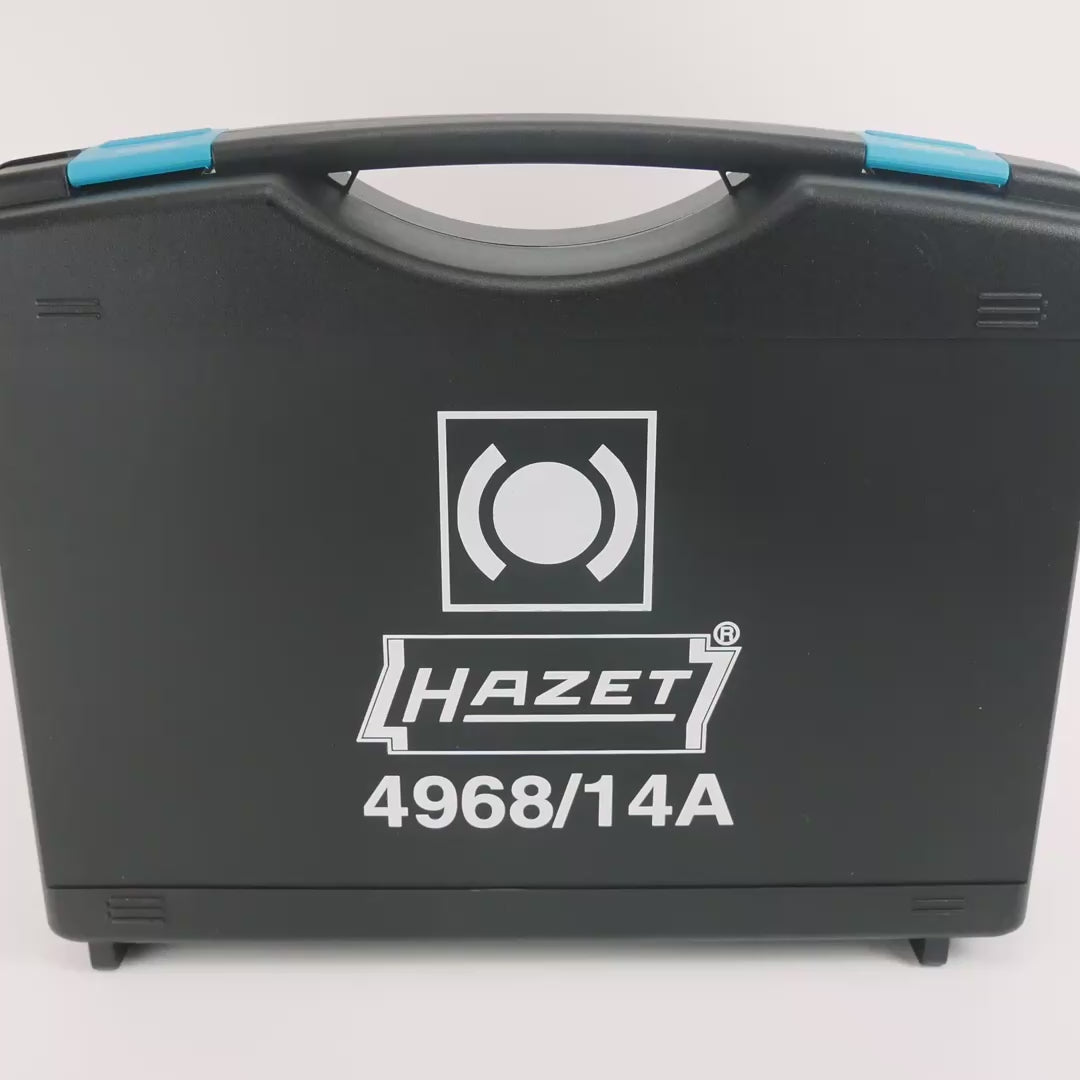 Load video: Hazet 4968/14 Universal brake tool set