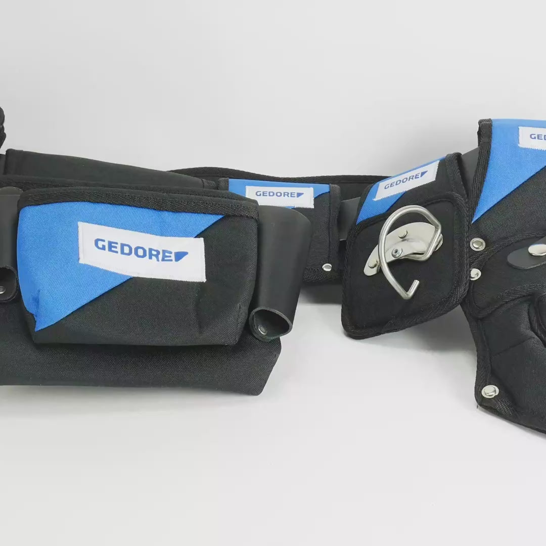 Load video: Gedore WT 1056 7 Heavy-duty belt set