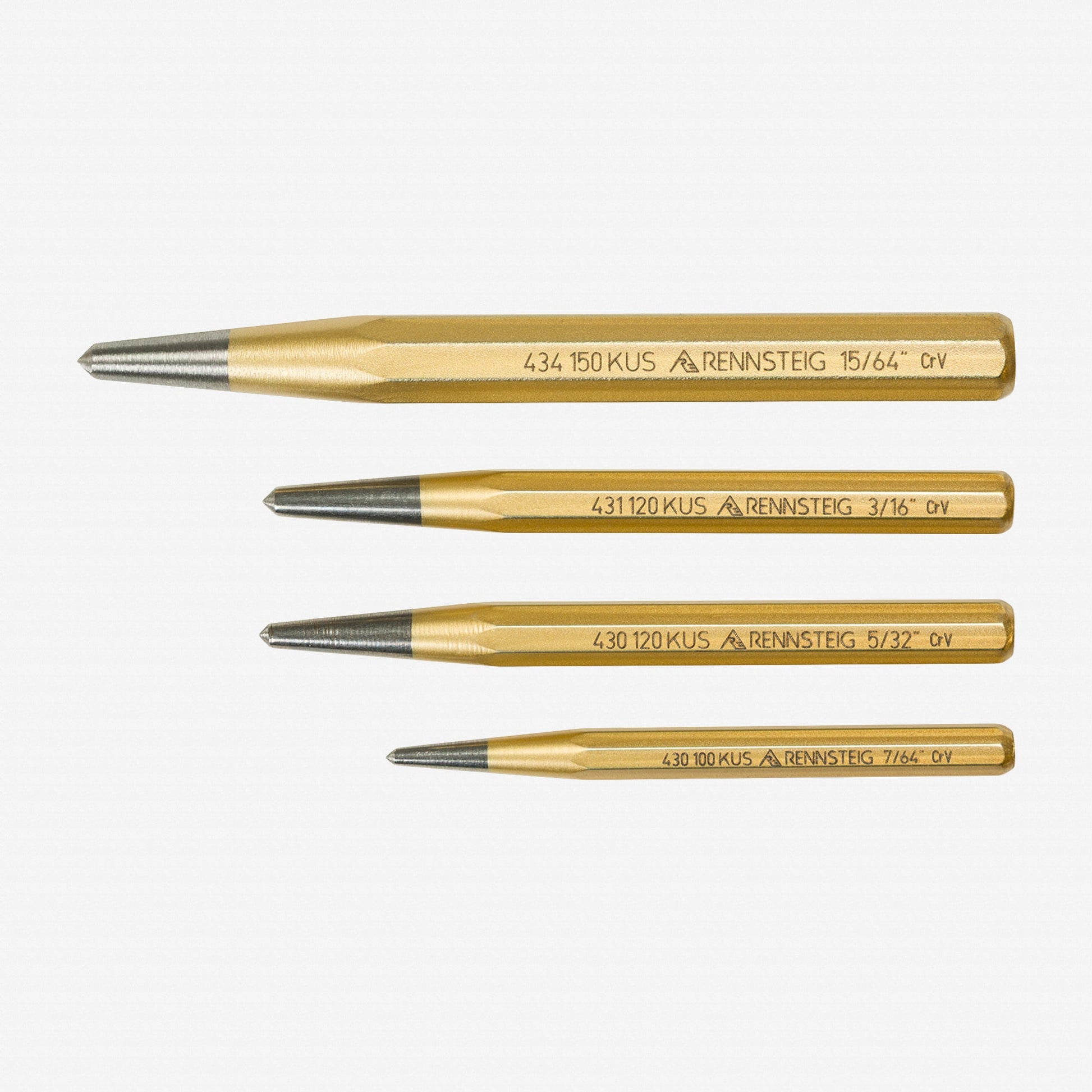 Rennsteig Punch and Chisel Set, 22 Pieces - 9R400022 - KC Tool