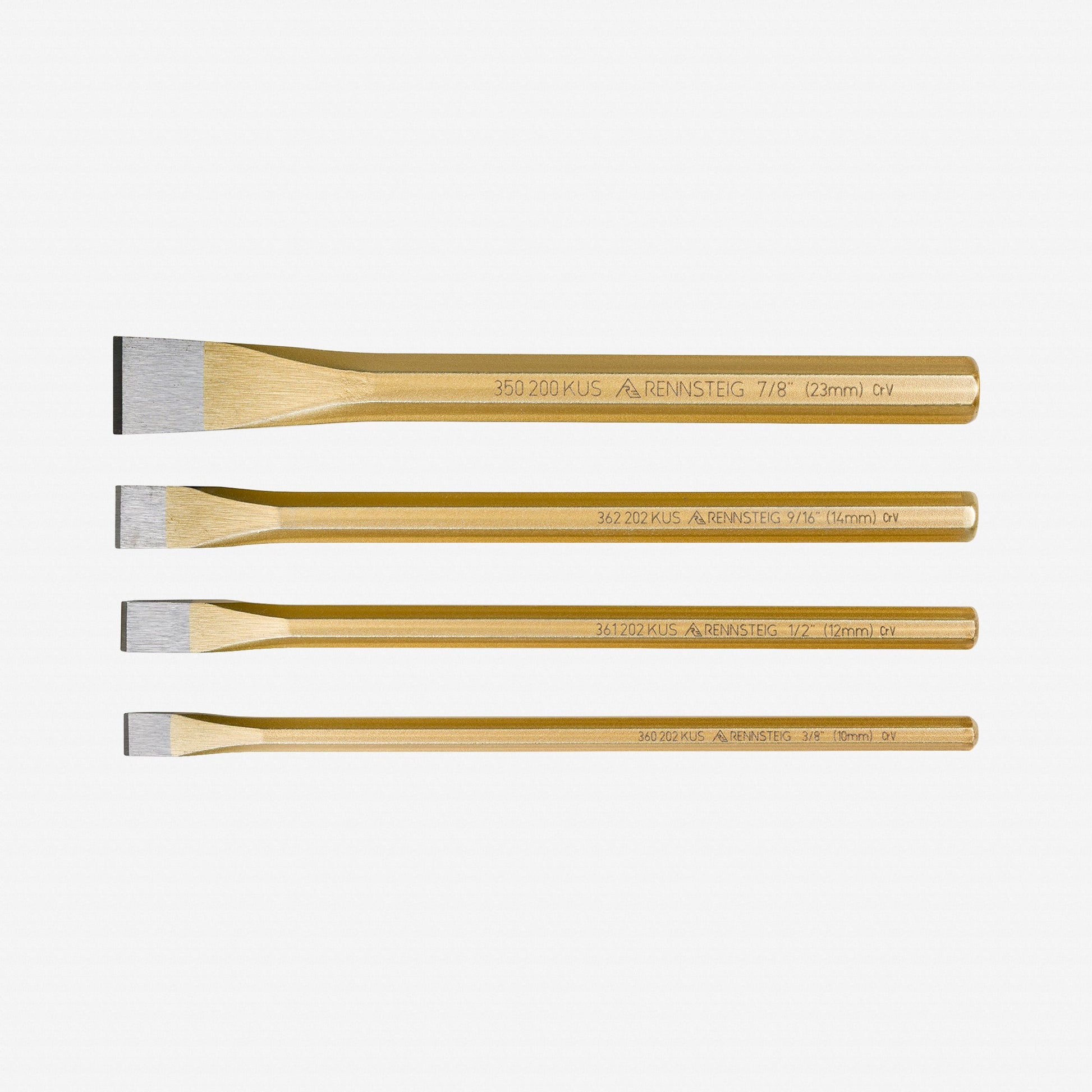 Rennsteig Punch and Chisel Set, 22 Pieces - 9R400022 - KC Tool