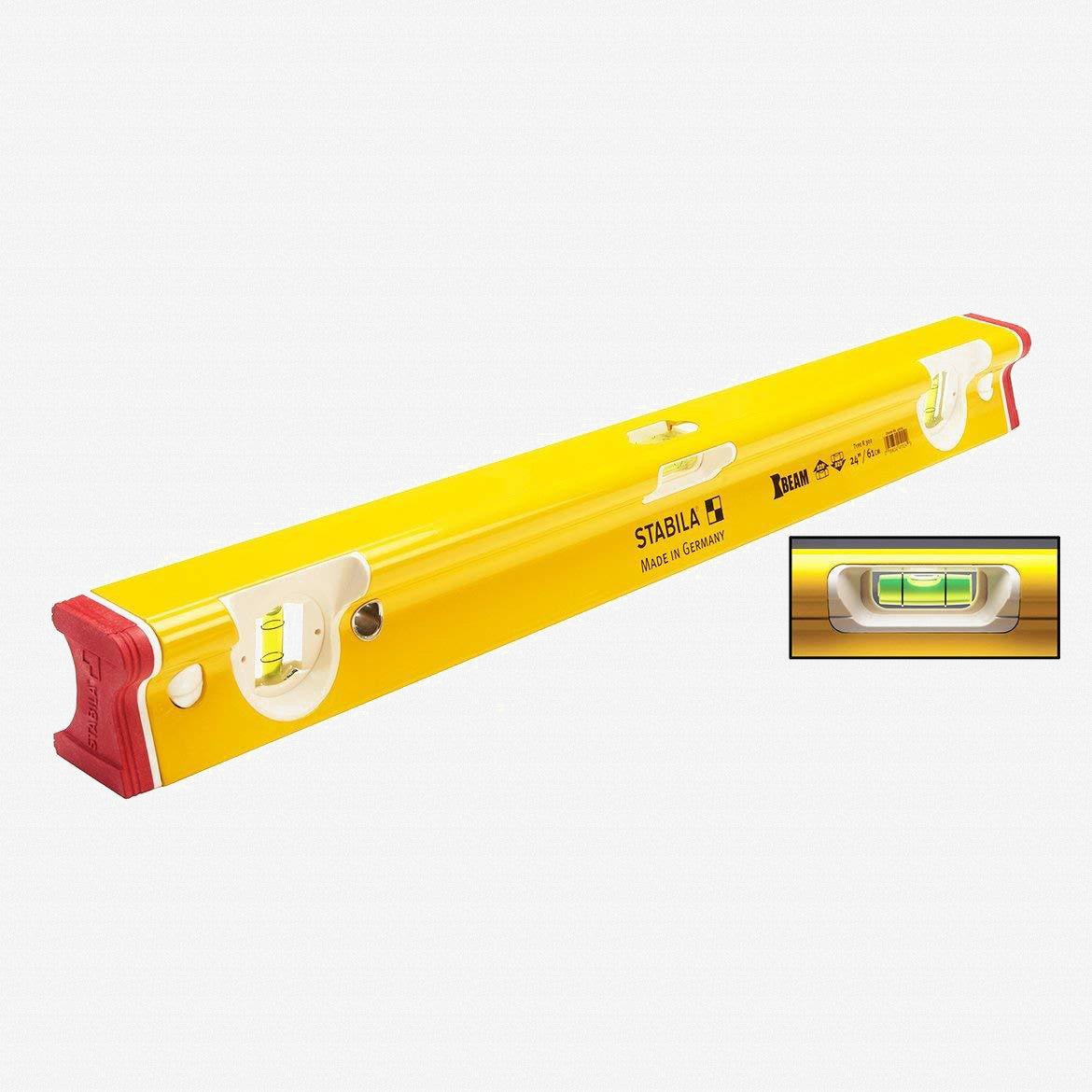 Stabila 48410 R - Beam 3 Level Set with Case, 24"/48"/10" Torpedo - SA48410 - KC Tool