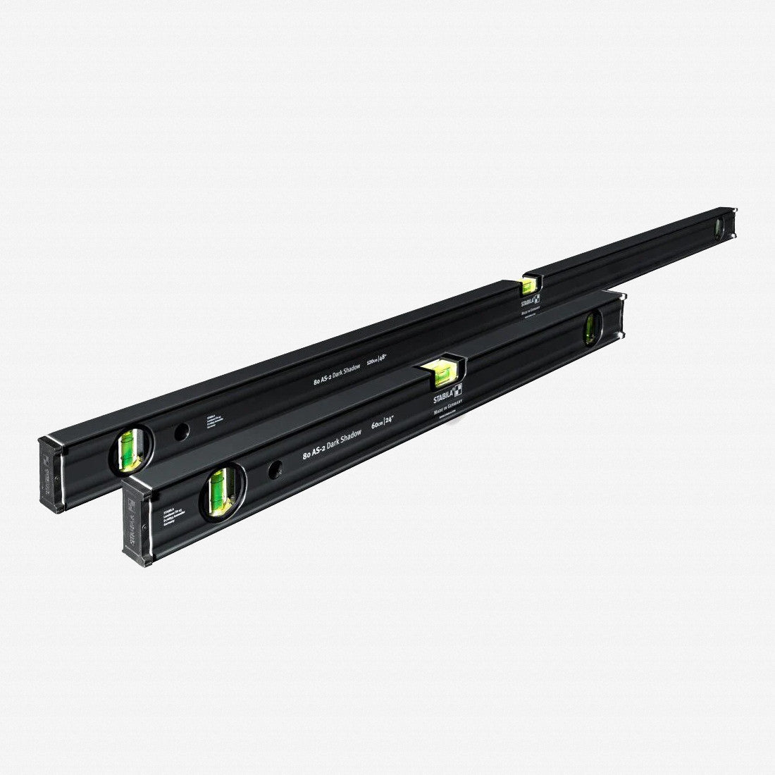 Stabila Dark Shadow 24" and 48" Type 80AS - 2 Level Set, 2 Pieces - SA29300 - KC Tool
