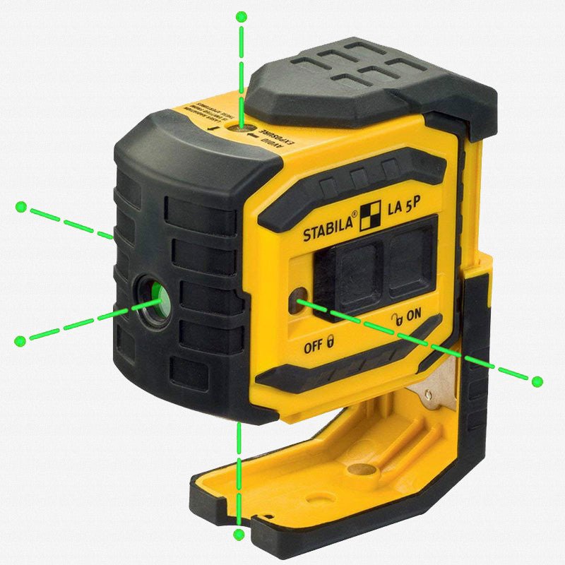 Stabila LA-5PG Green Beam 5 Point/Dot Laser - SA03165 - KC Tool