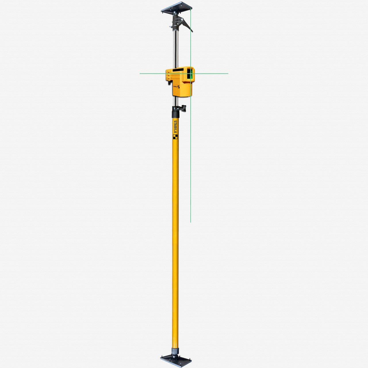 Stabila LAX 50 G - Green Beam Cross Line Laser with Telescopic Mount - SA03265GP - KC Tool