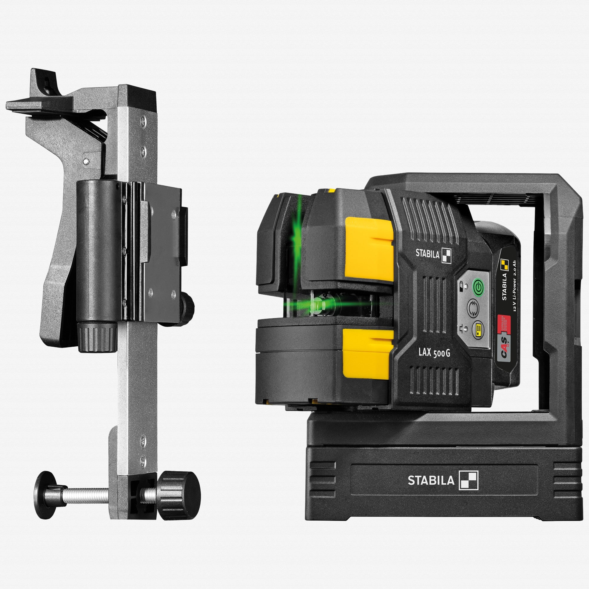 Stabila LAX 500 G Cross-Line Plumb Laser 12 V Kit, 7 Pieces – KC Tool
