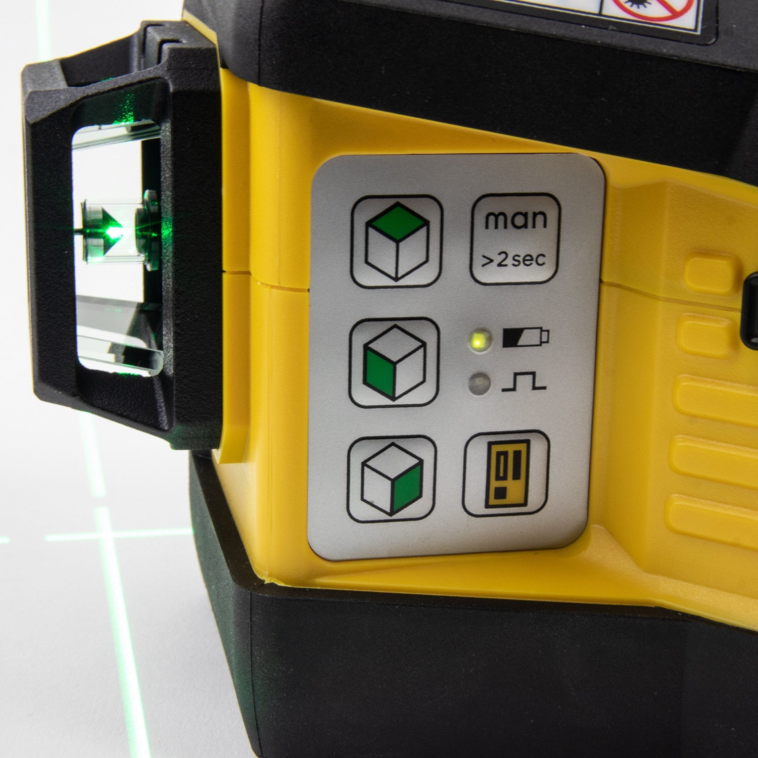 Stabila LAX 600G 3 Plane/360 Degree Green Beam Laser Kit, 7 Pieces