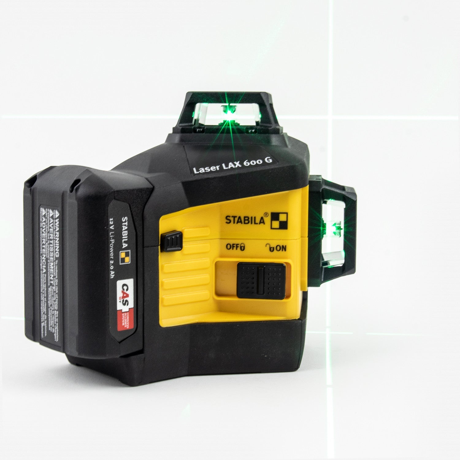 Stabila LAX 600G 3 Plane/360 Degree Green Beam Laser Kit, 7 Pieces - SA03420 - KC Tool