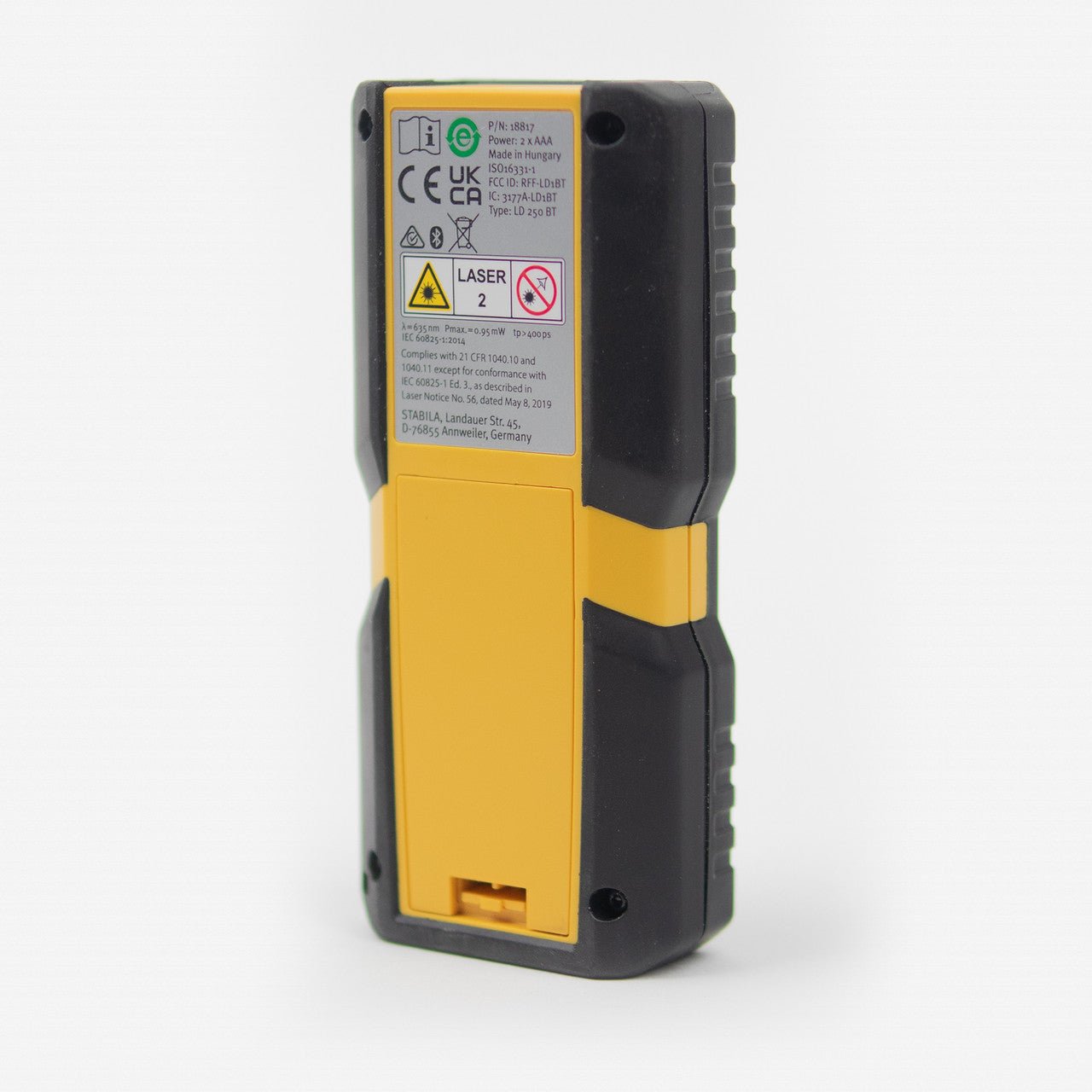 Stabila LD 250BT 165ft Bluetooth Laser Distance Measurer - SA06250 - KC Tool