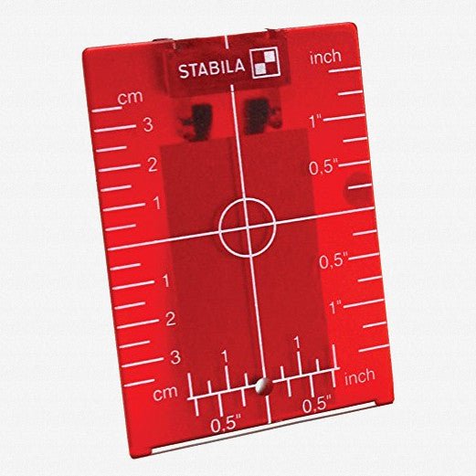 Stabila Magnetic Ceiling Target Plate, Red - SA07474 - KC Tool