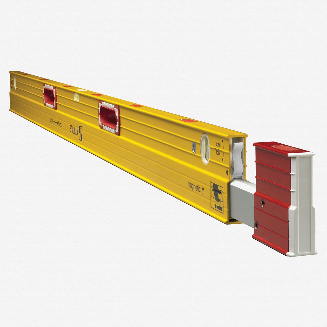 Stabila Type 106TM Magnetic Extendable Plate Level, 6' - 10' - SA34610 - KC Tool