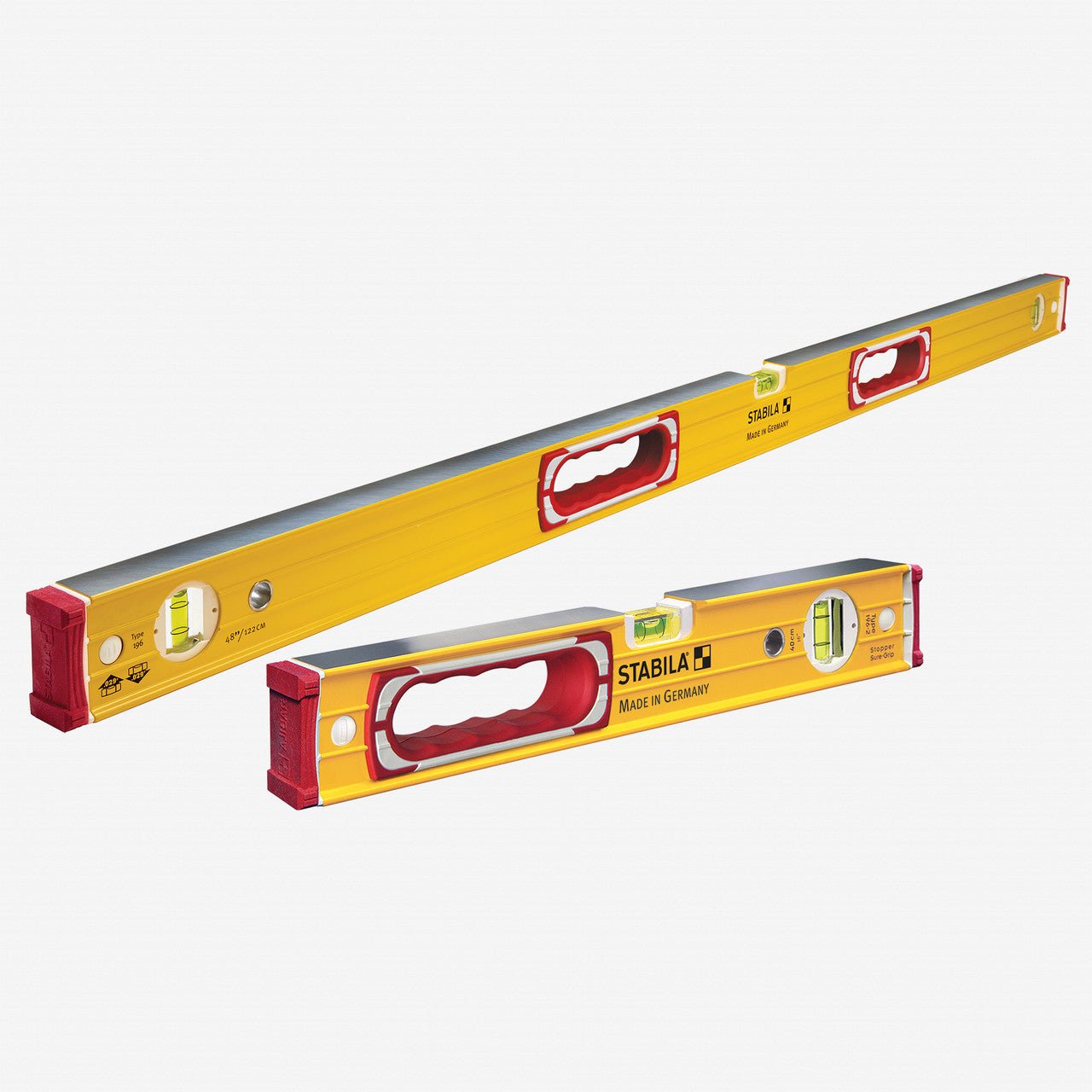 Stabila Type 196 Heavy Duty, 2 Level Set, 48"/16" - SA37816 - KC Tool