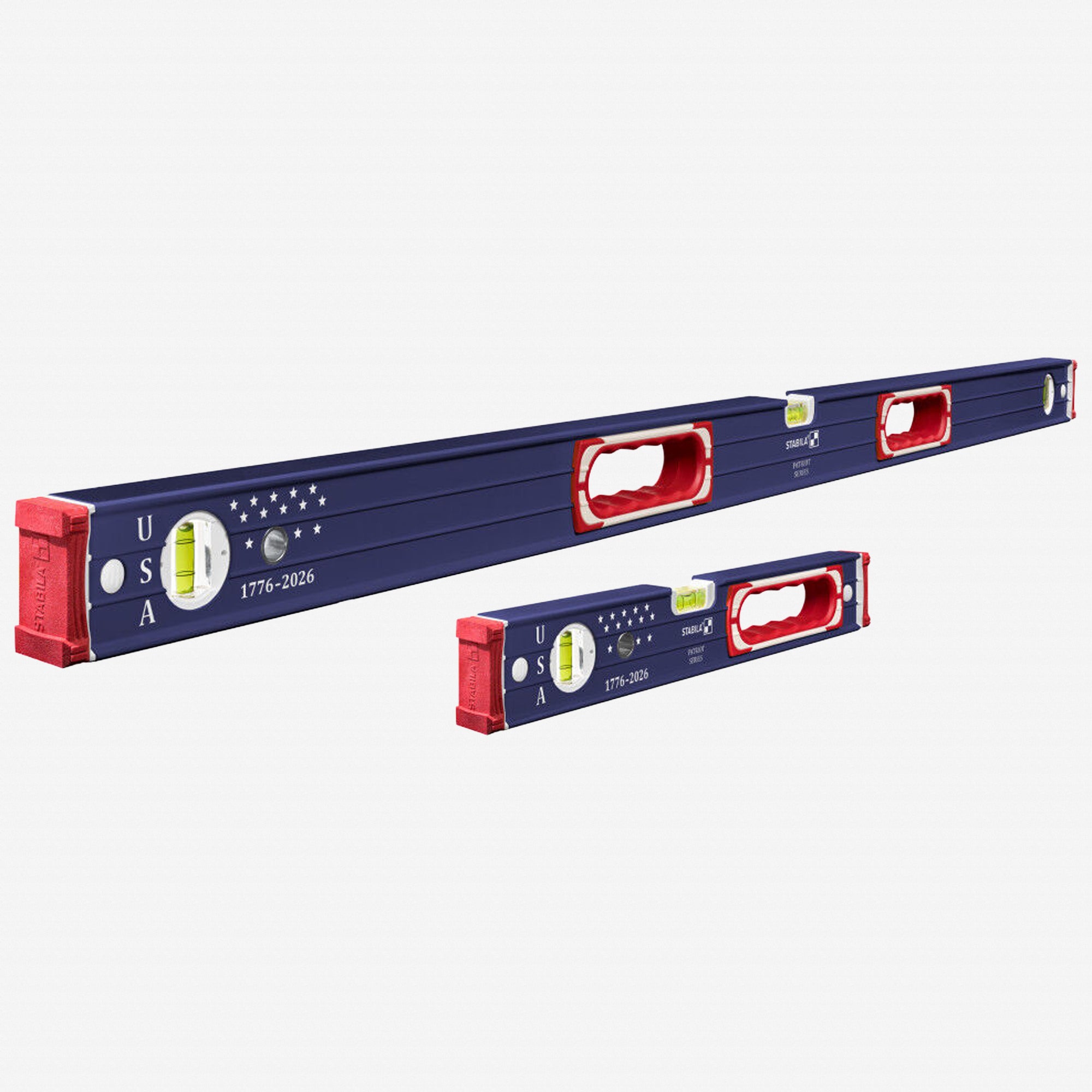 Stabila Patriot Series Type 196 Heavy Duty 48"/16" Level Set, 2 Pieces