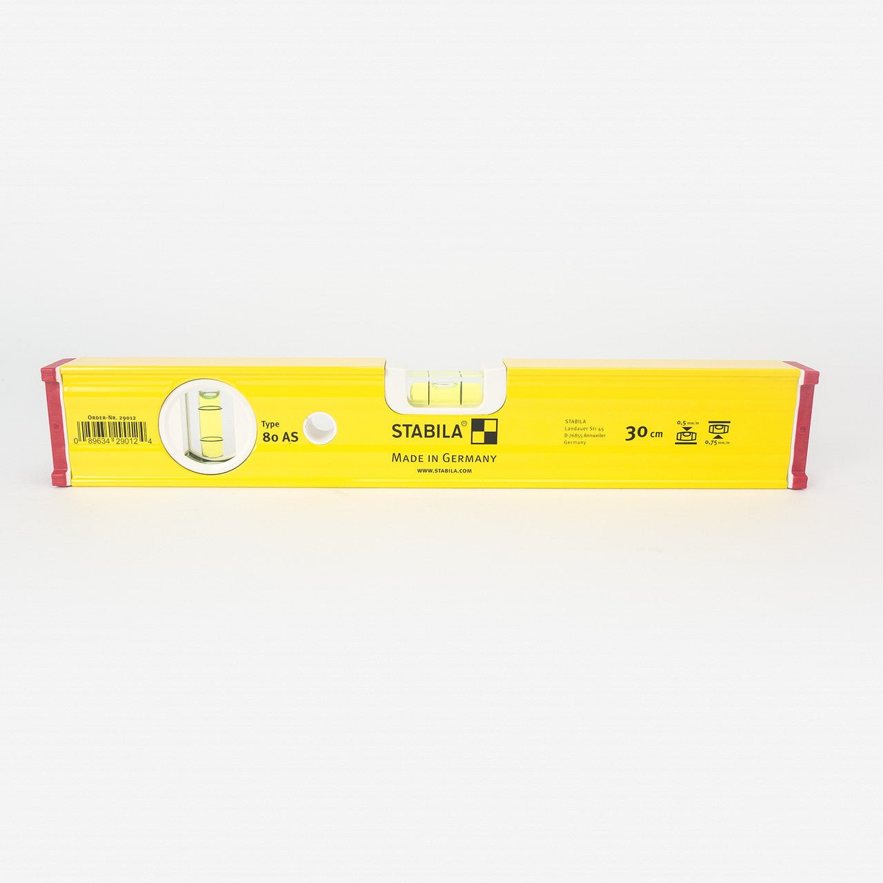 Stabila Type 80 AS - 2 Level, 12" - SA29012 - KC Tool