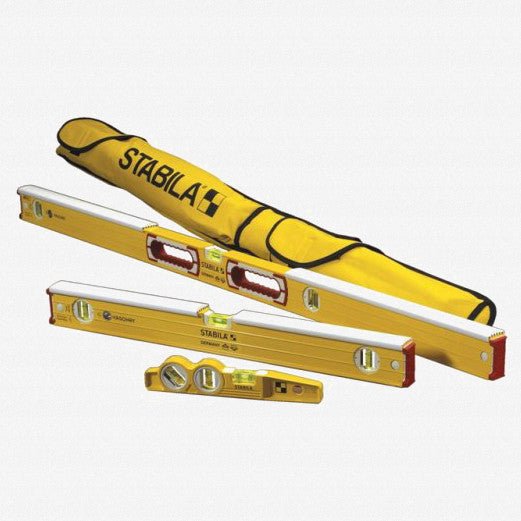 Stabila Type 96K Mason's 3 Level Set with Case - SA48296 - KC Tool
