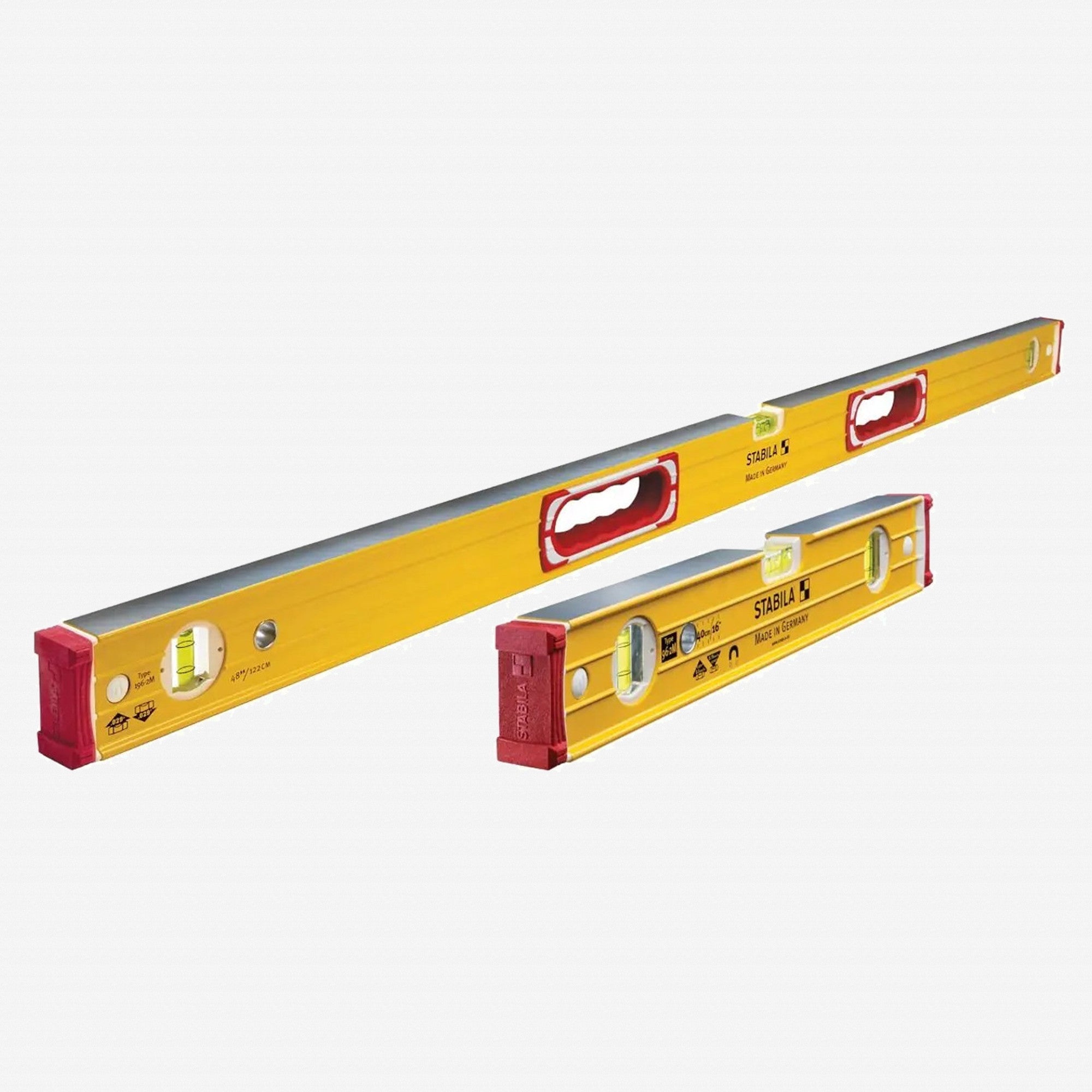 Stabila Type 96M 48" and 16" Classic Combo Level Set, 2 Pieces - SA38816 - KC Tool