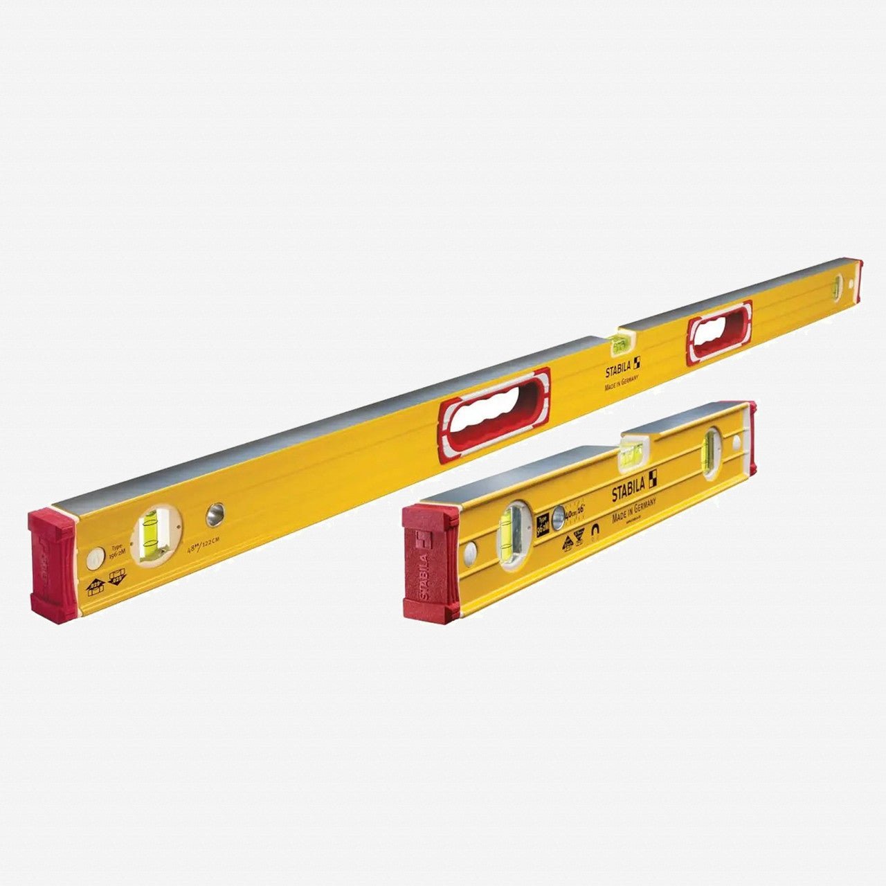 Stabila Type 96M 48" and 16" Classic Combo Level Set, 2 Pieces - SA38816 - KC Tool
