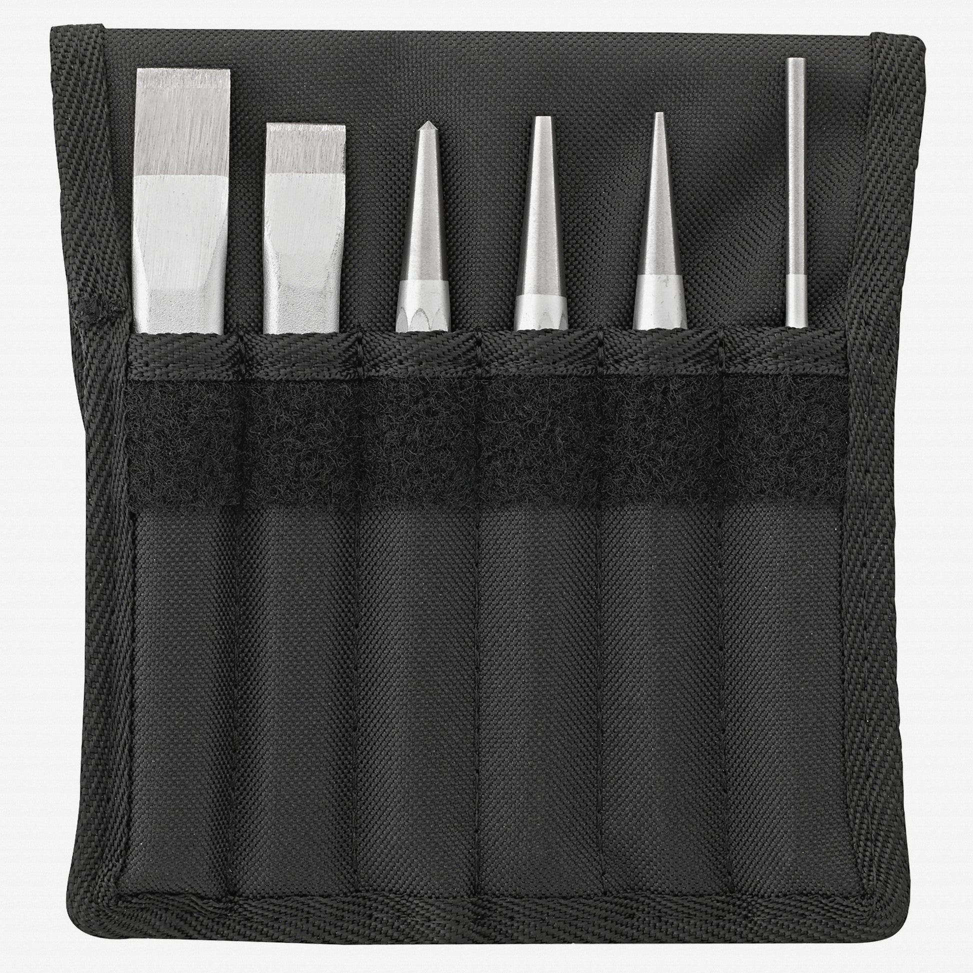 Stahlwille 102-5/6T Chisel, Drift Punch, and Punch Set in Textile Case - ST98812203 - KC Tool