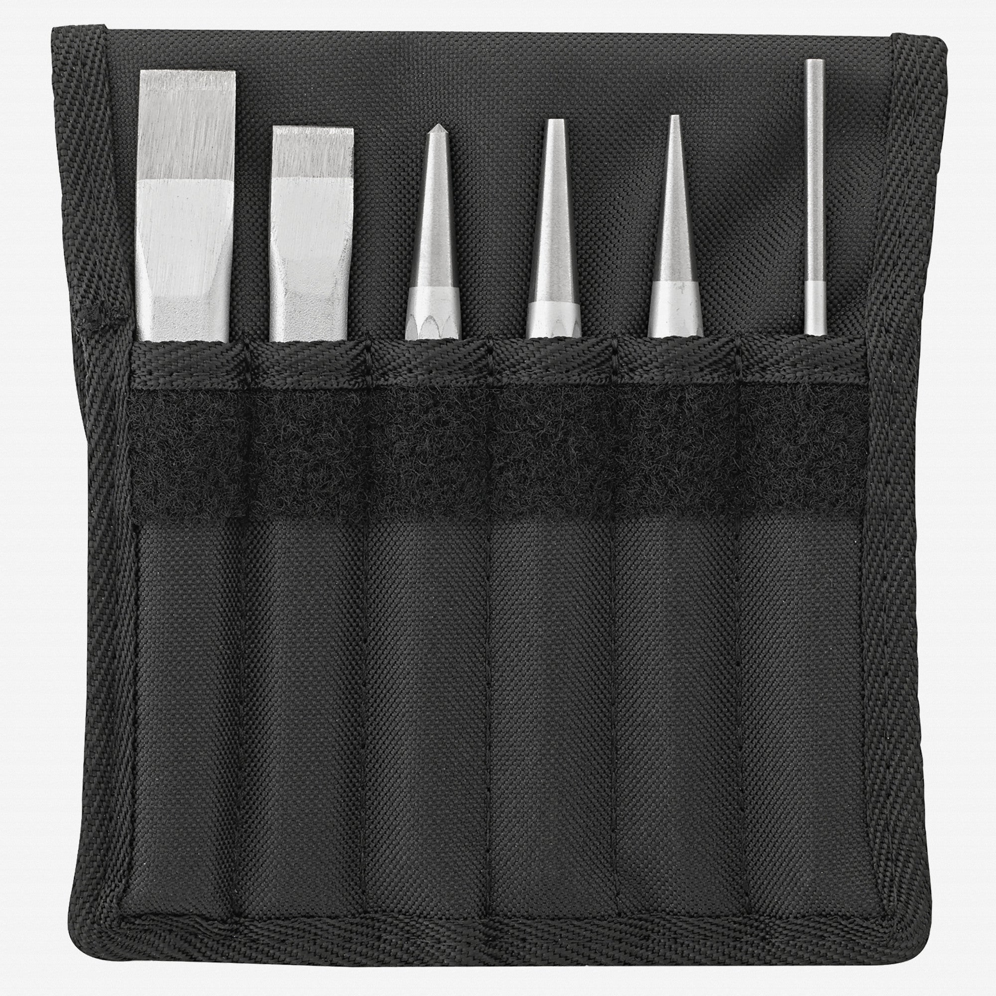 Stahlwille 102-5/6T Chisel, Drift Punch, and Punch Set in Textile Case - ST98812203 - KC Tool