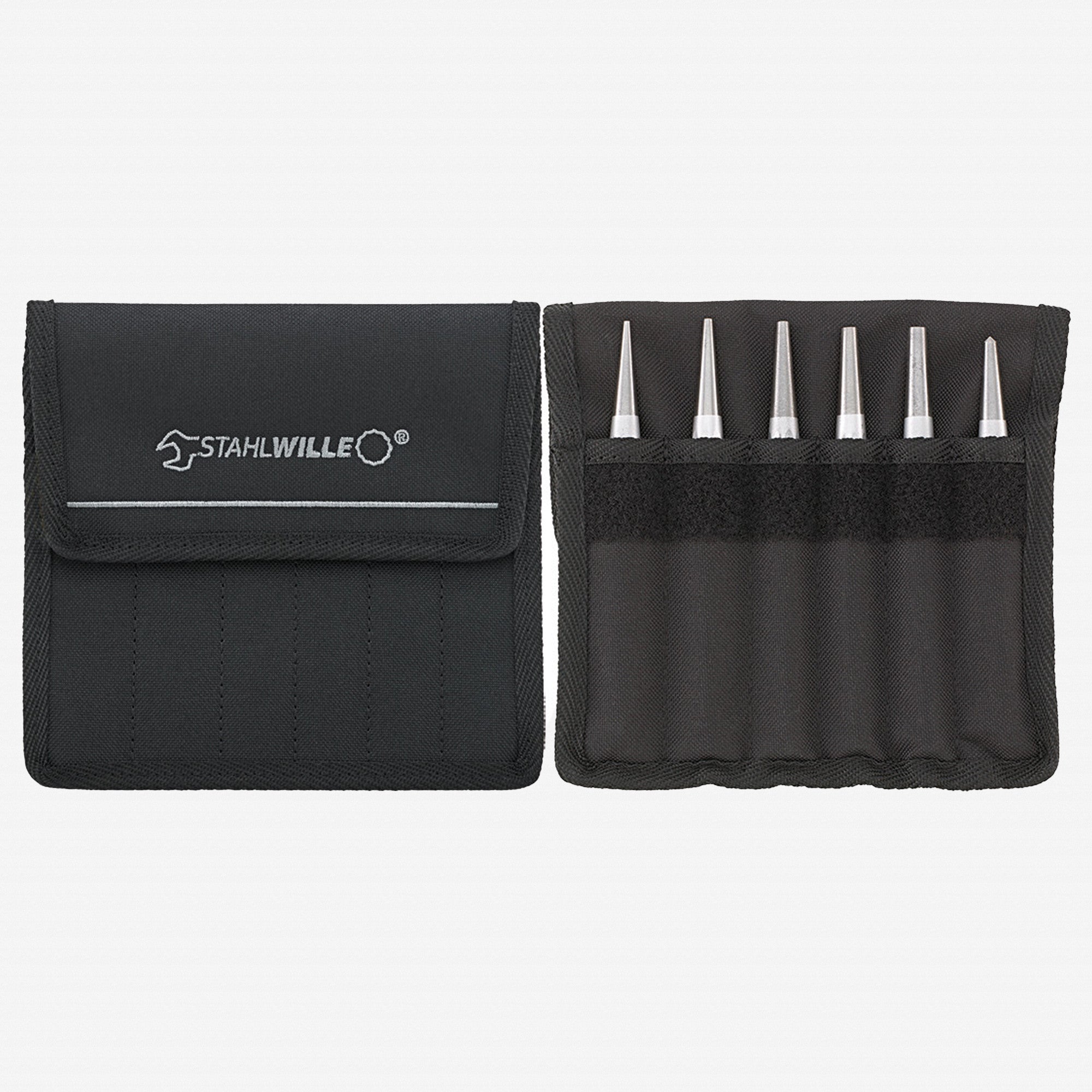 Stahlwille 104-105/6T Drift and Center Punch Set, 6 Pieces - ST96700600 - KC Tool