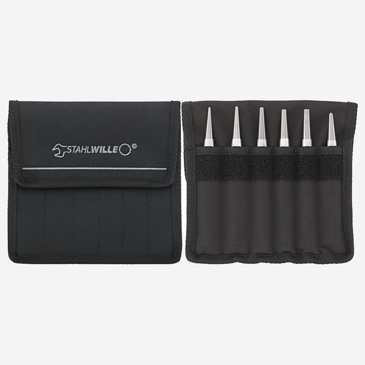 Stahlwille 104 - 105/6T Drift and Center Punch Set, 6 Pieces - ST96700600 - KC Tool