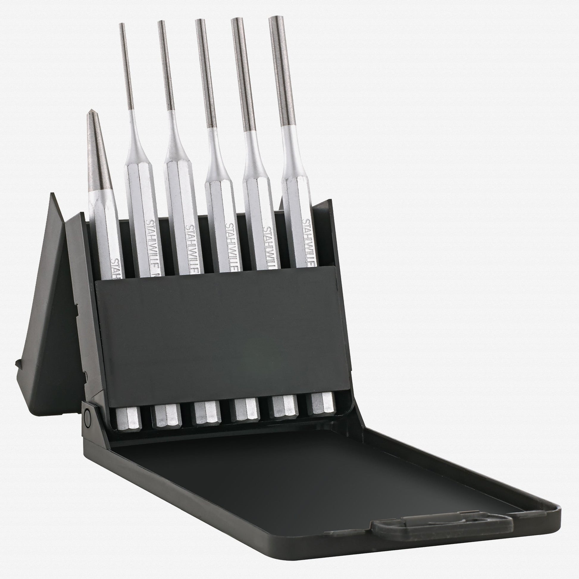 Stahlwille 105-8/6K Pin Punch + Center Punch Set, 6 Pieces - ST96700712 - KC Tool