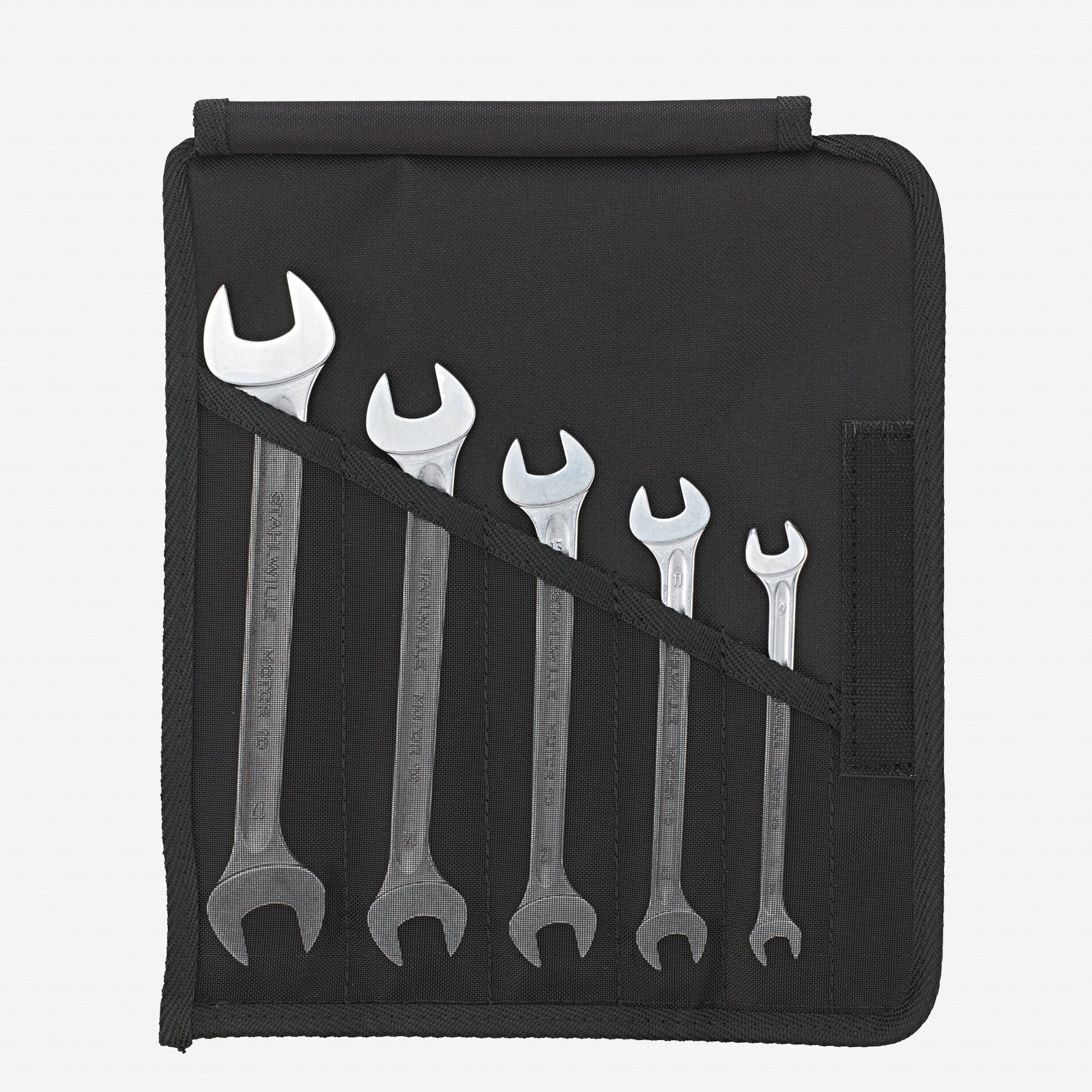 Stahlwille 10/5 MOTOR Double Open Ended Spanner Set, Metric, 8-19 mm, 5 Pieces - ST96400304 - KC Tool