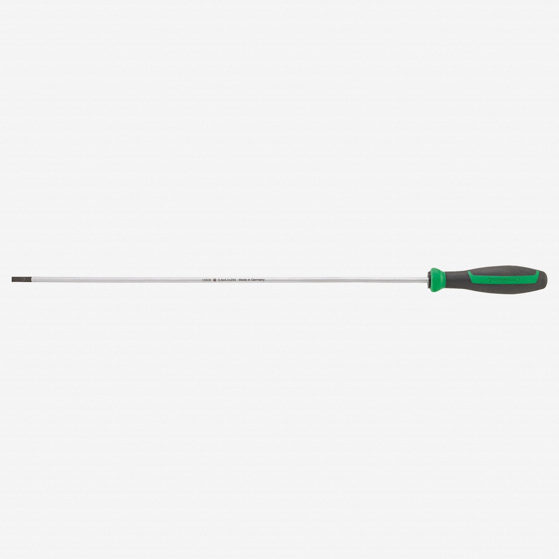 Stahlwille 10506 DRALL+ Slotted Carburetor Screwdriver, 0.8 x 4.0 x 300mm - ST73013001 - KC Tool