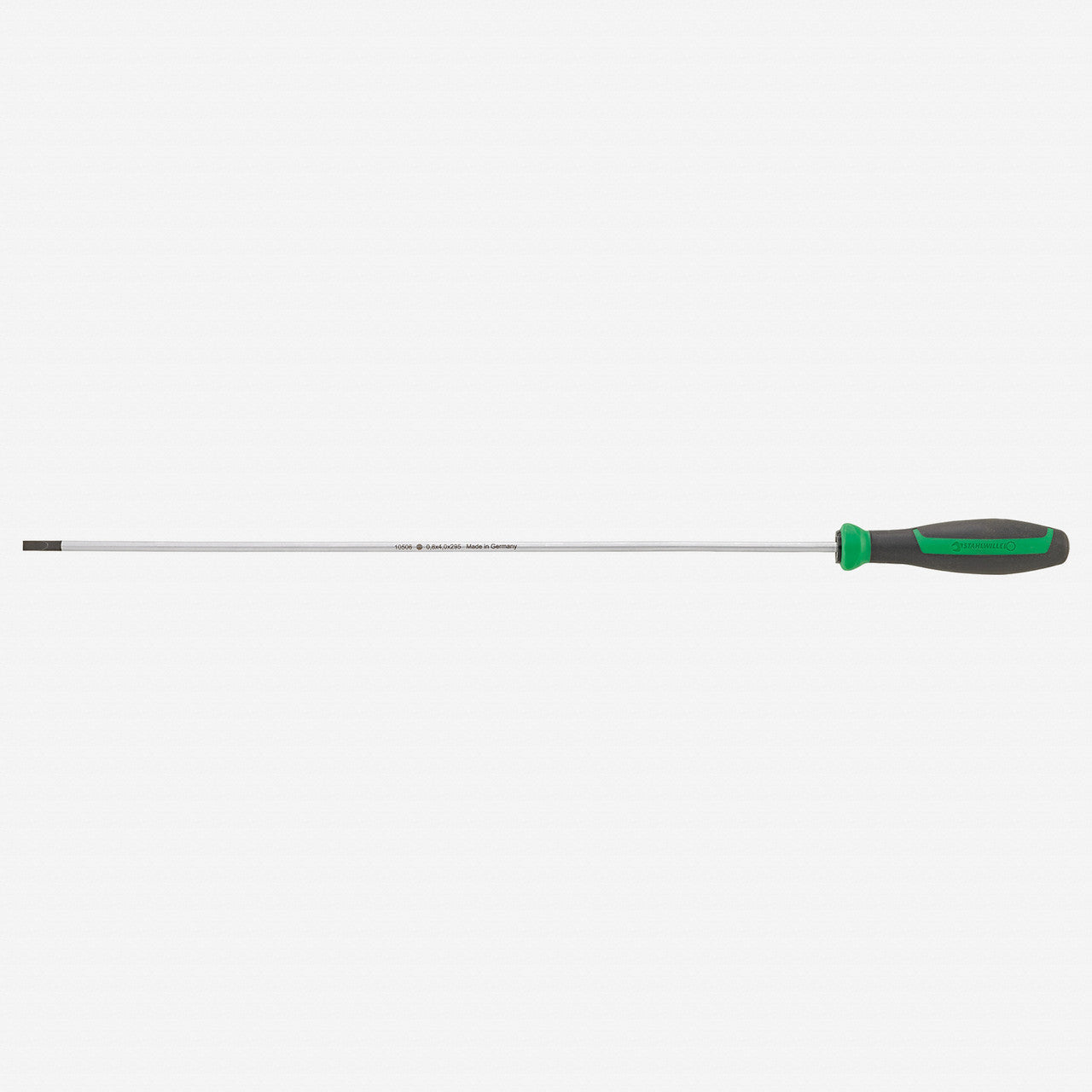 Stahlwille 10506 DRALL+ Slotted Carburetor Screwdriver, 0.8 x 4.0 x 300mm - ST73013001 - KC Tool