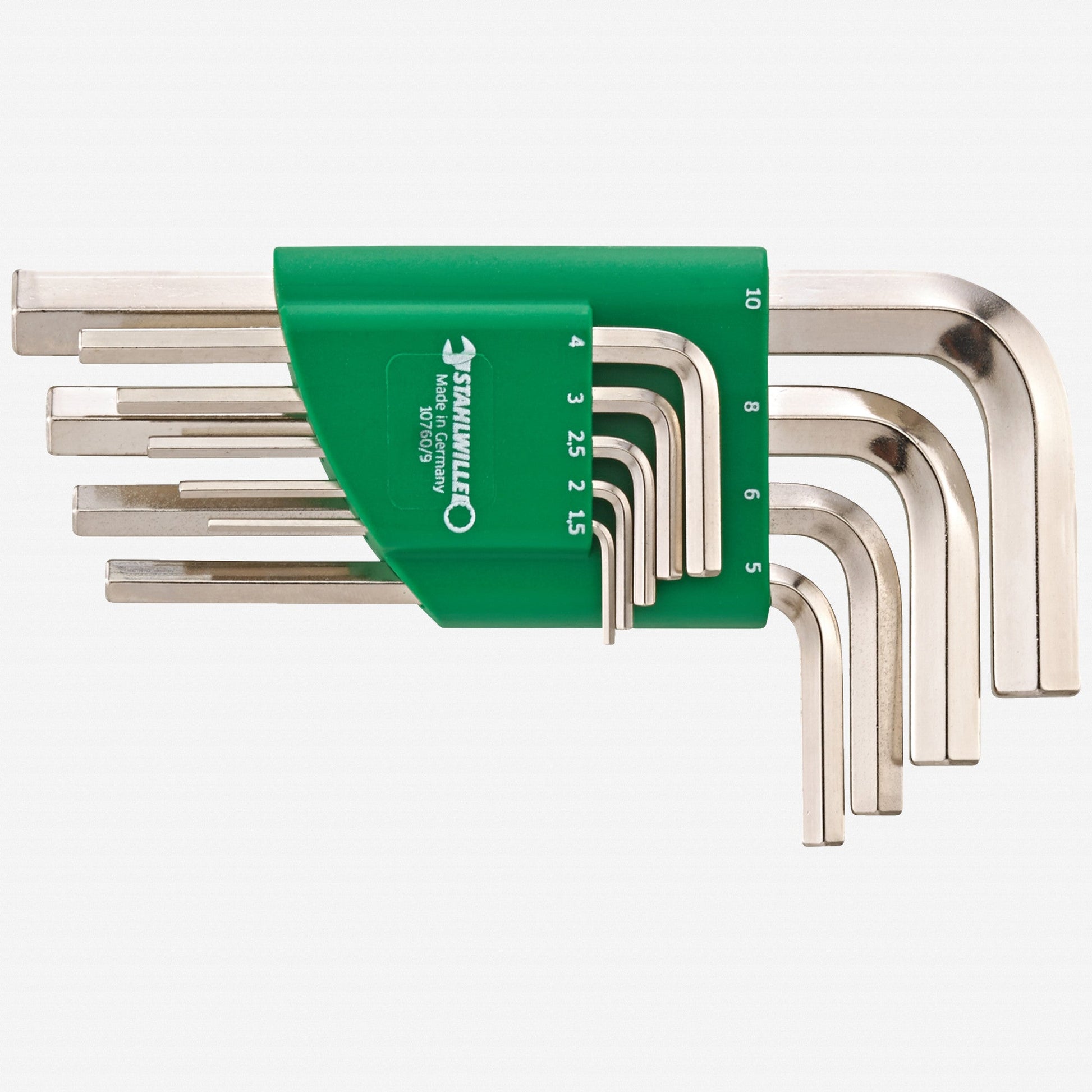 Stahlwille 10760/9 Metric Hex L-Key Set, 9 Pieces - ST96431500 - KC Tool