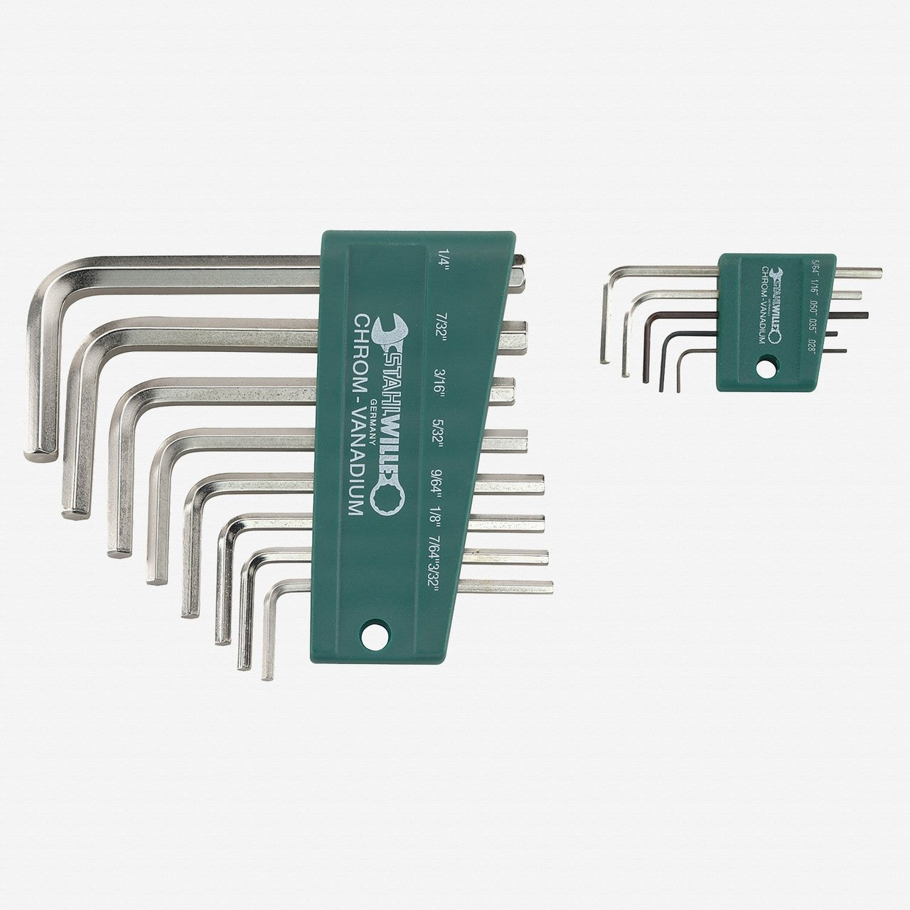 Stahlwille 10760aCV/13 13 Piece SAE Hex L - Key Set - ST96435502 - KC Tool