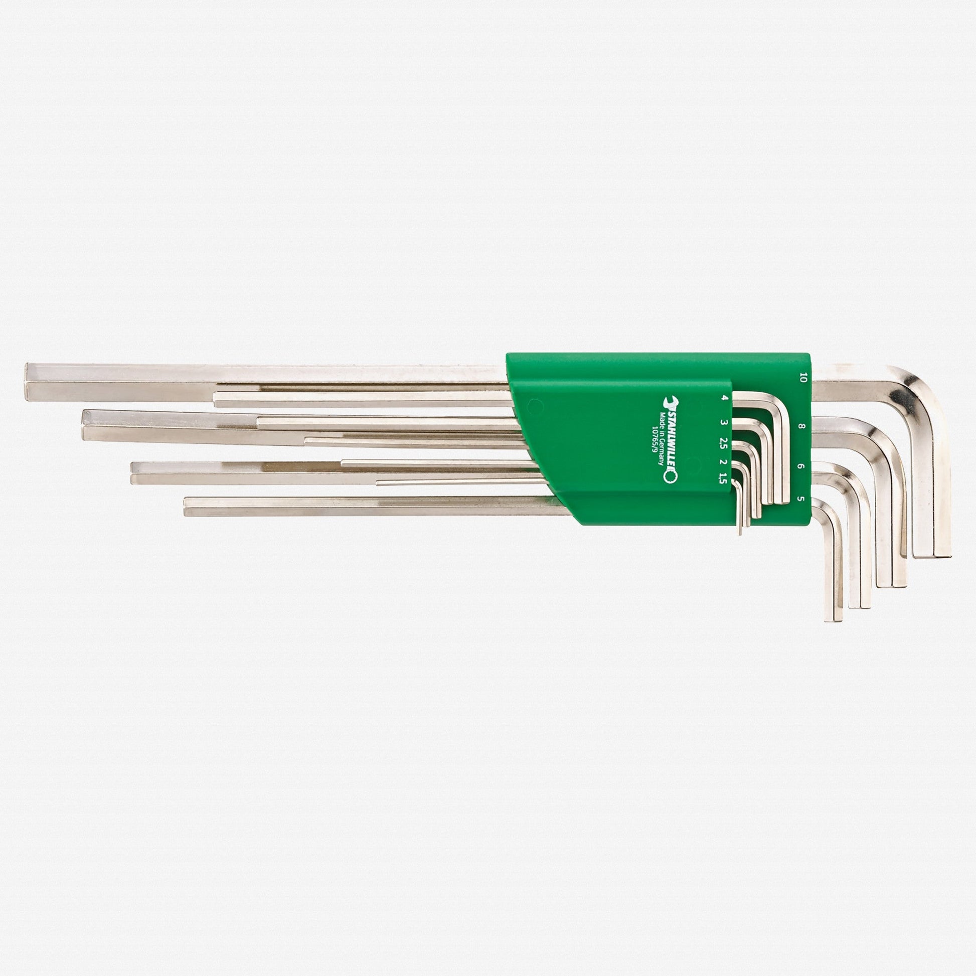 Stahlwille 10765/9 Metric Hex L-Key Set 1.5-10mm, 9 Pieces - ST96432100 - KC Tool