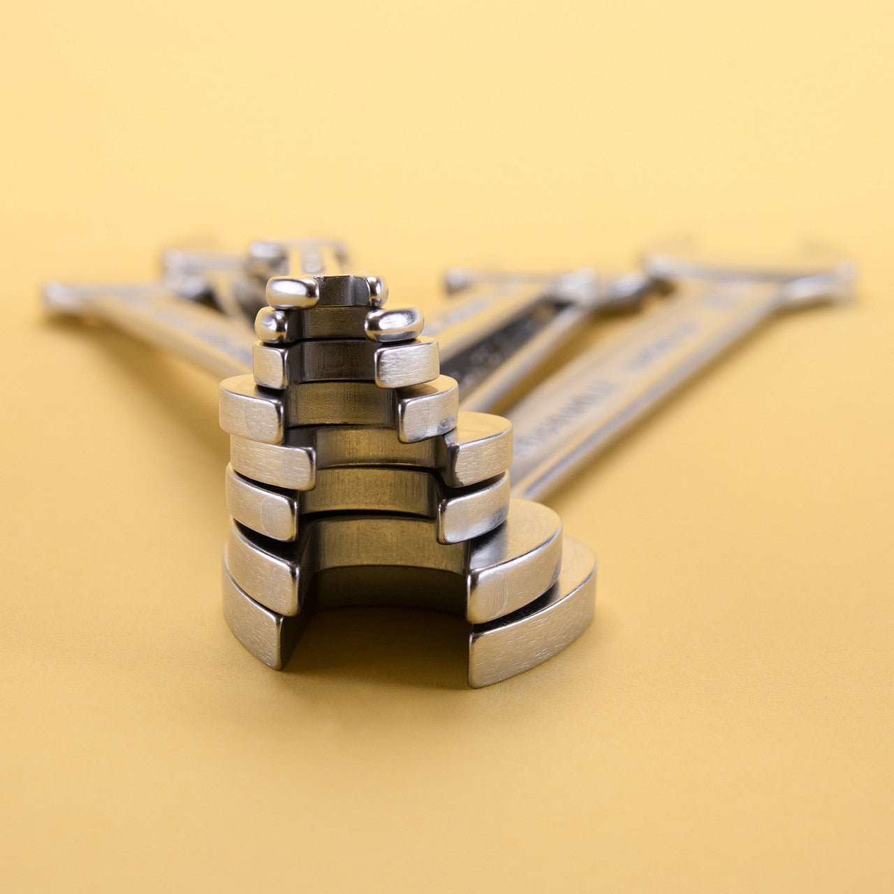 Stahlwille 10/8 MOTOR Double Open Ended Wrench Set, Metric, 6 - 22 mm, 8 Pieces - ST96400305 - KC Tool