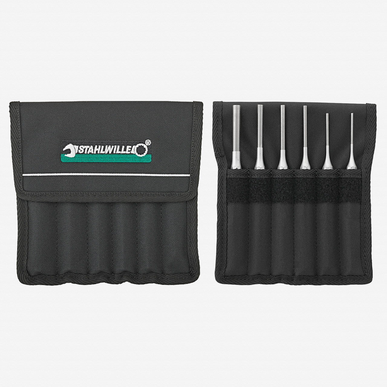 Stahlwille 108/6 T Parallel Pin Punch Set in Textile Bag, 6 Pieces - ST96700703 - KC Tool