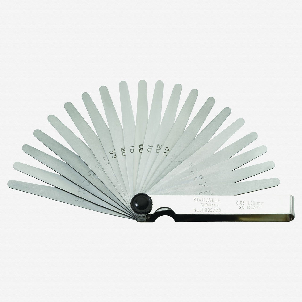 Stahlwille 11095/20 Precision Feeler Gauge, Metric, 0.05 - 1.00 mm - ST74240002 - KC Tool