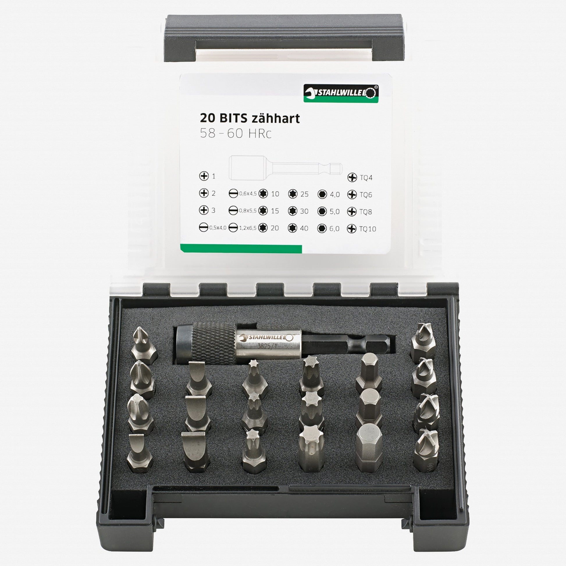 Stahlwille 1204/21-2 BITS Box, 20 Pieces - ST96080122 - KC Tool