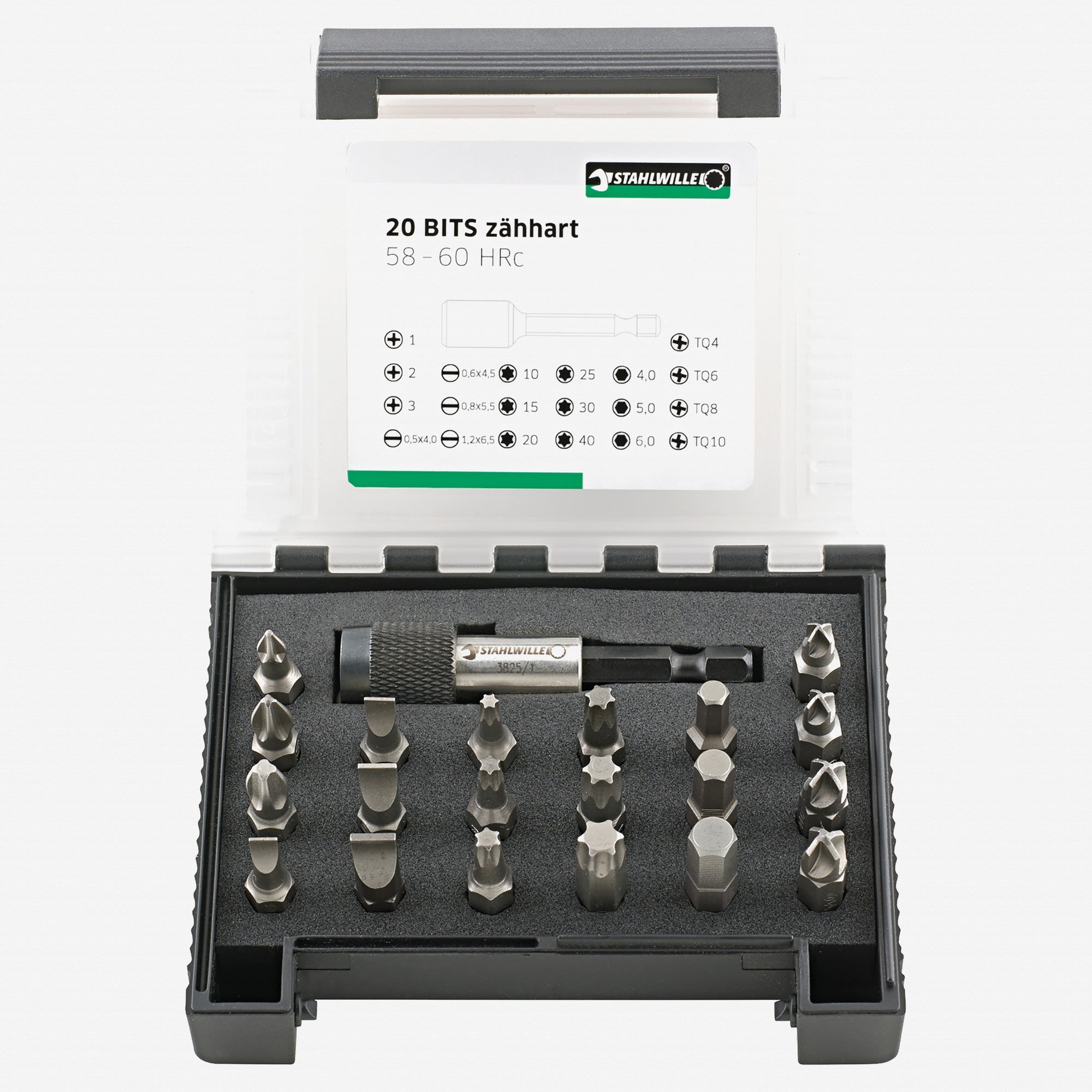 Stahlwille 1204/21-2 BITS Box, 20 Pieces - ST96080122 - KC Tool