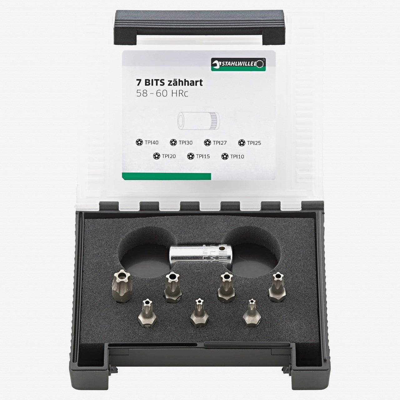 Stahlwille 1204/8 5 - star Security Five Lobe Insert Bit Set, 8 Pieces - ST96081113 - KC Tool