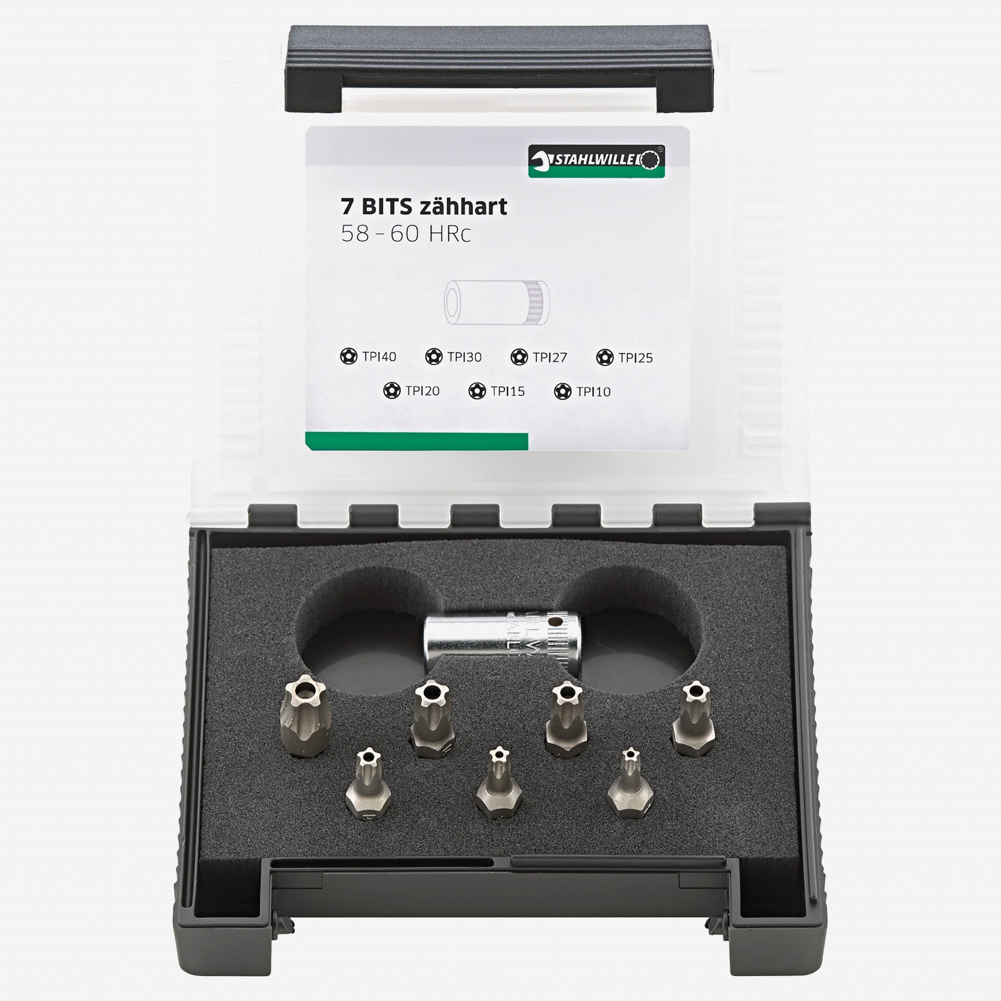 Stahlwille 1204/8 5-star Security Five Lobe Insert Bit Set, 8 Pieces - ST96081113 - KC Tool