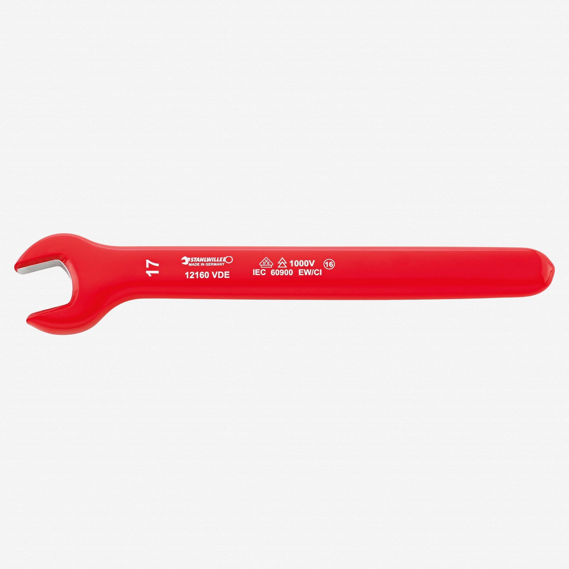 Stahlwille 12160 VDE Single Ended Open Jaw Spanner, 10 mm - ST44180010 - KC Tool