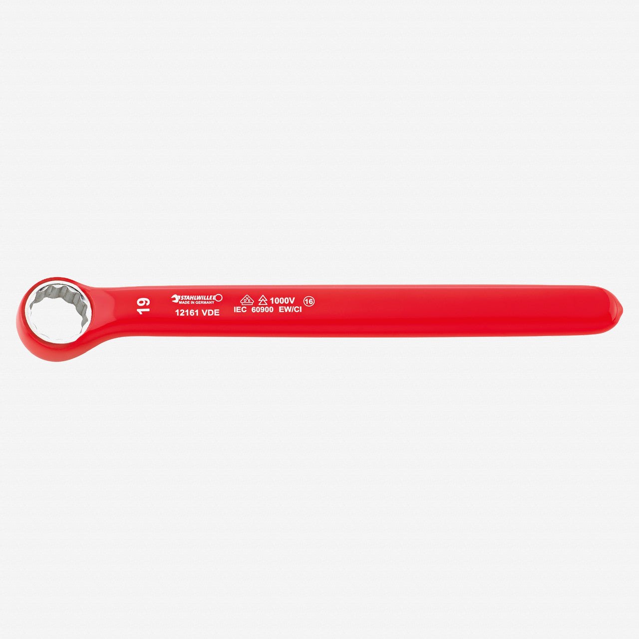 Stahlwille 12161 VDE Single Ended Ring Spanner, 22 mm - ST44190022 - KC Tool