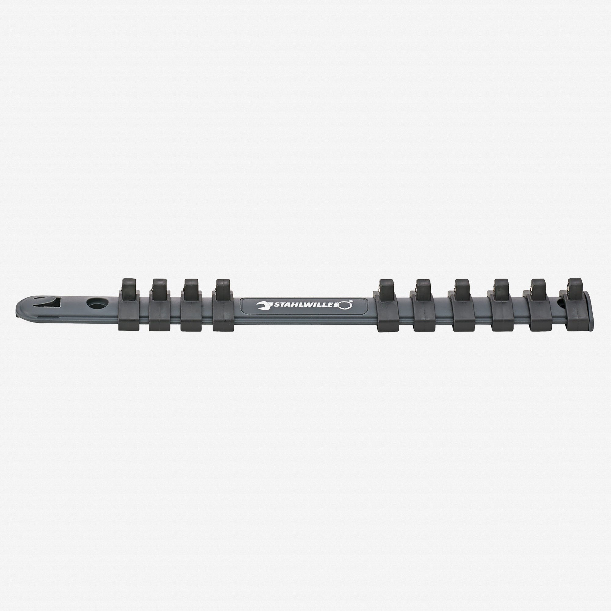Stahlwille 12916/10 Plastic Socket Strip, 1/4" Square Drive, 10-piece, Empty - ST80400003 - KC Tool