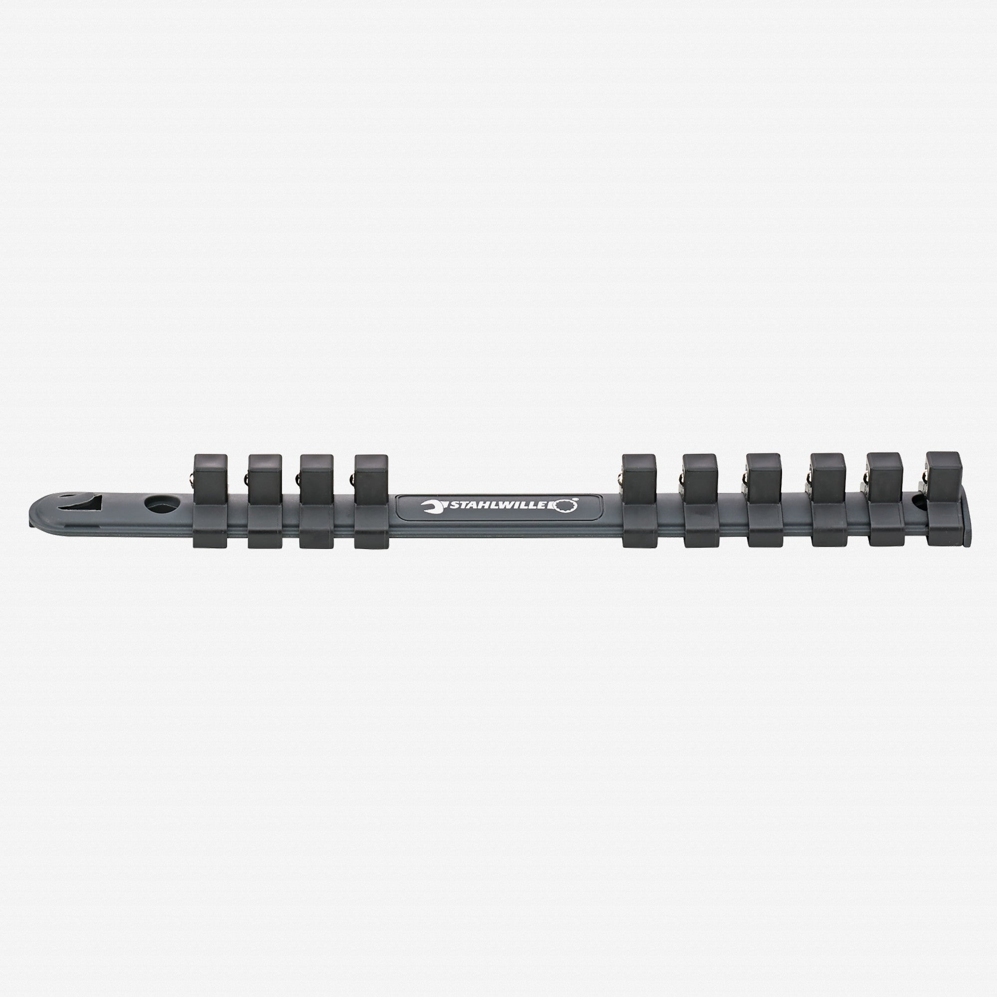 Stahlwille 12917/10 Plastic Socket Strip, 3/8" Square Drive, 10-piece, Empty - ST80450003 - KC Tool